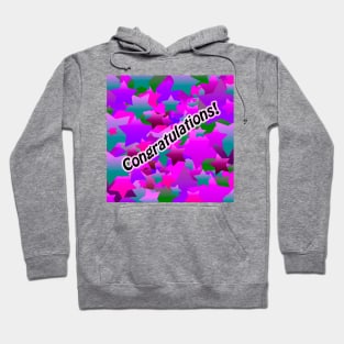 Congratulation Stars Purple Hoodie